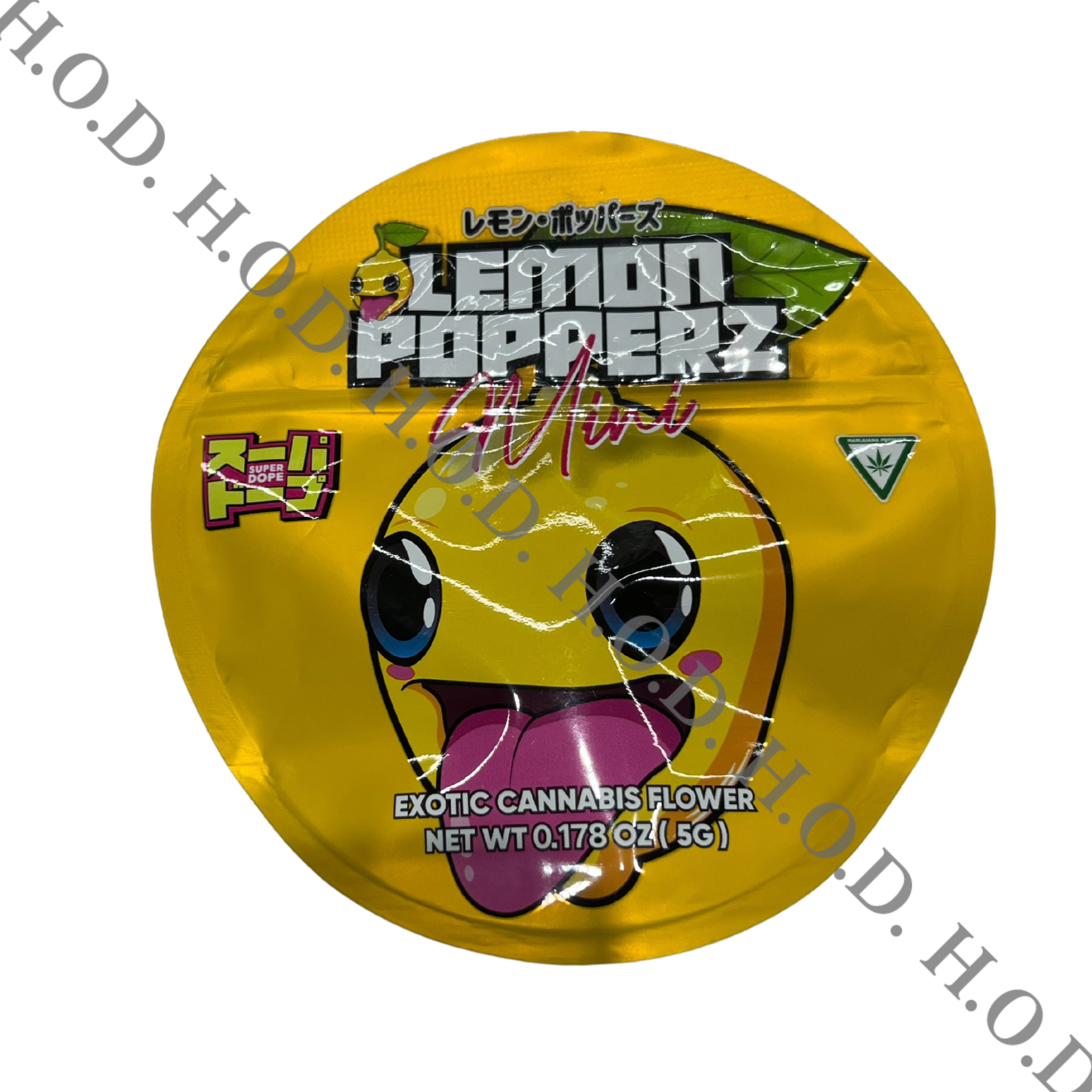 Photograph of Product: Fear of Boof x Super Dope x Hi-Tech Lemon Popperz Smalls 5g