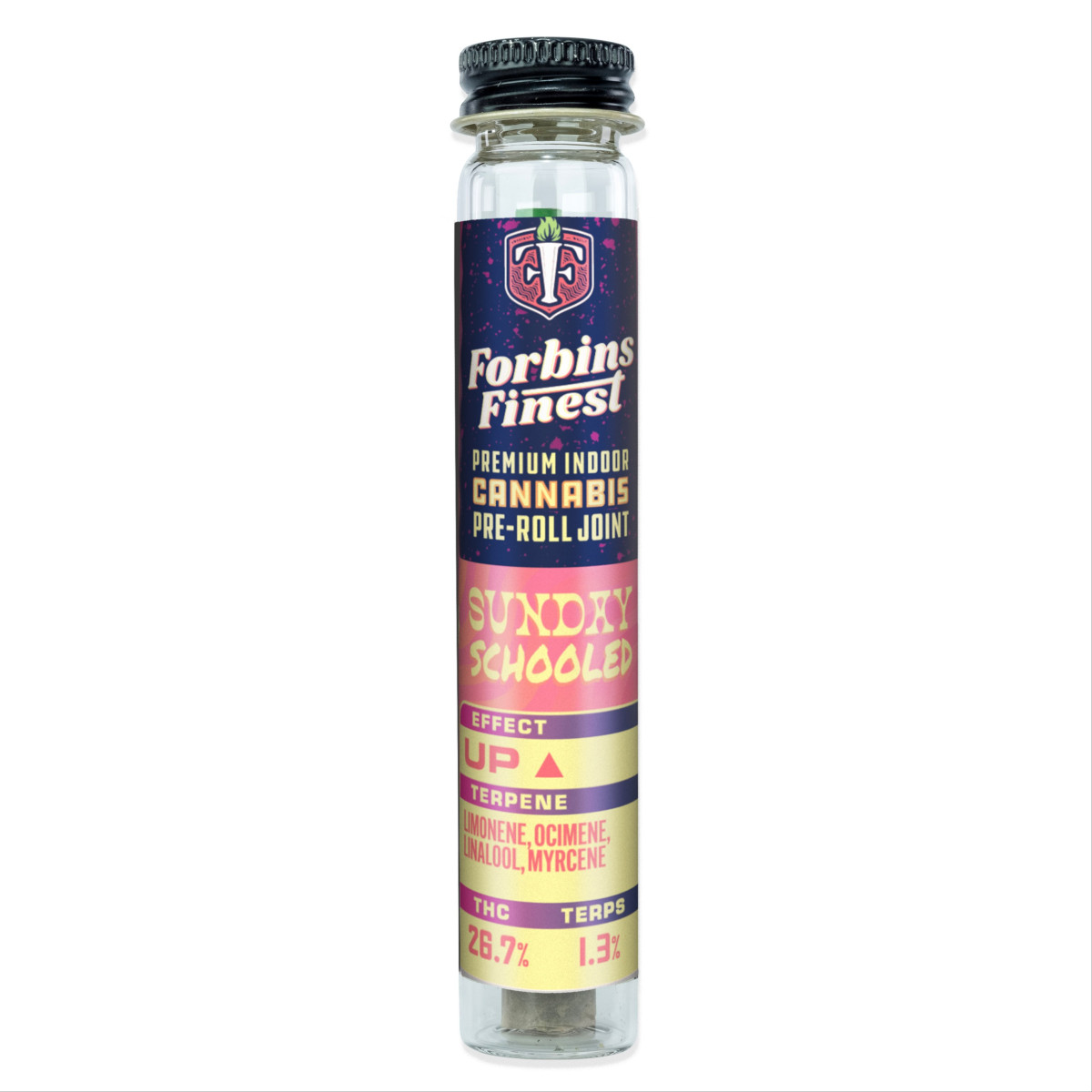 Photograph of product: Forbins Finest | Sunday Schooled | 1 Gram Pre Roll