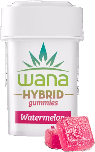 Photograph of product: WATERMELON | HYBRID | GUMMIES | 200MG | REC