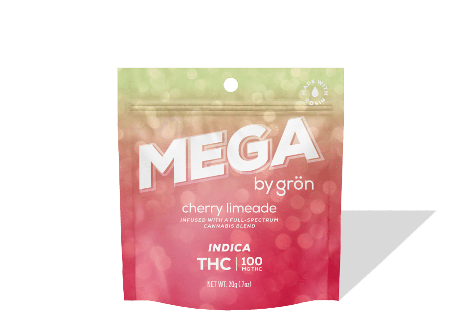Photograph of product: Gron | Cherry Limeade Mega | 100mg TH-oui
