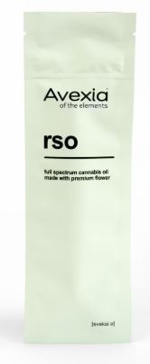 Photograph of product: Avexia | .5G | RSO Sunshine OG