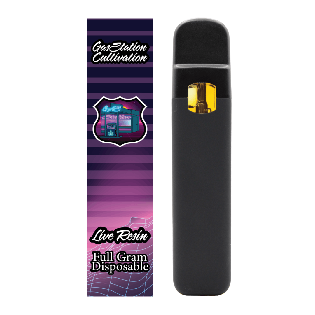 Photograph of product: Gas Station | Lemon Pine Live Resin Disposable