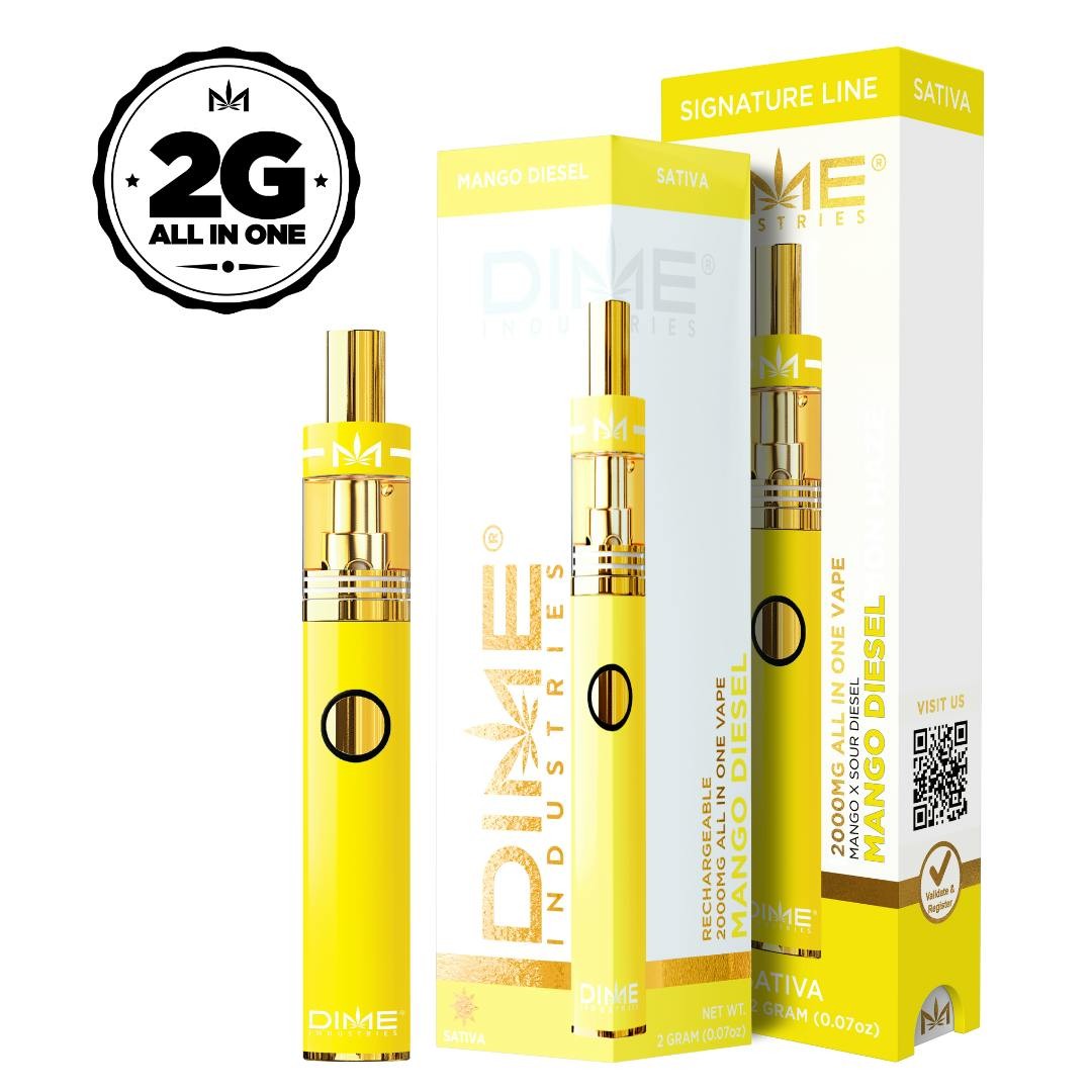 Photograph of product: Dime - Mango Diesel - 2g Disposable
