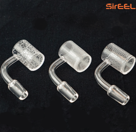 Photograph of product: LuvBuds - SirEEL 14mm Male Etched Quartz Banger