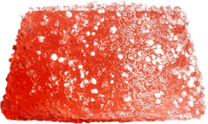 Photograph of product: Incredibles Gummy | Sour Cherry Tart | 100MG Gummies