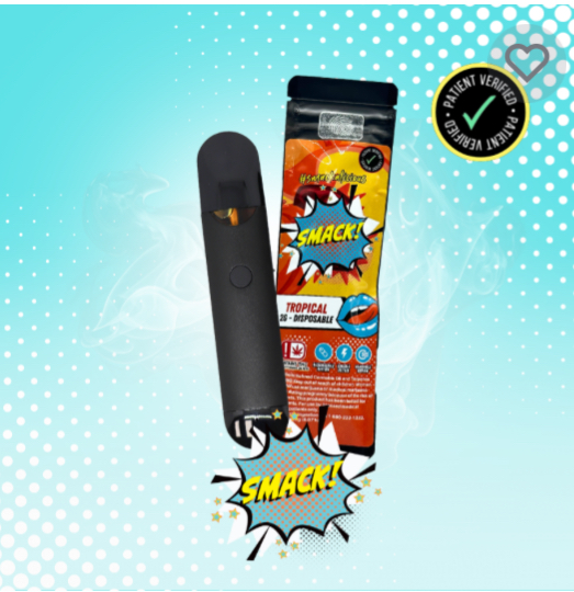 Photograph of product: SMACK!! | Disposable Cartridge | Tropical | (H) 2000mg