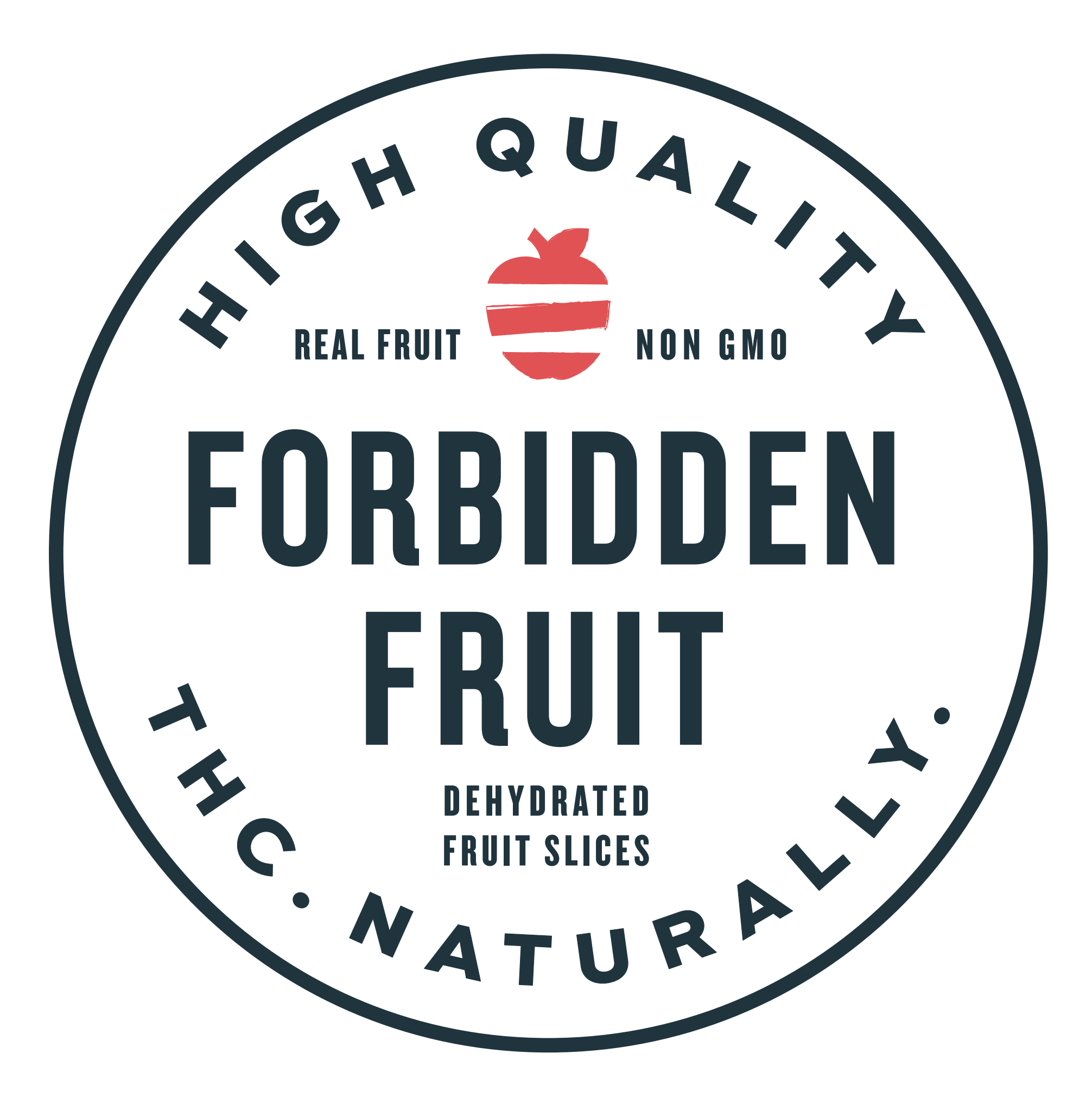 Photograph of product: FORBIDDEN FRUIT - APPLE WEDGES 100MG