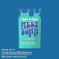 Photograph of product: MELTDOWN COOKIES & CREAM 20-PIECE BAR