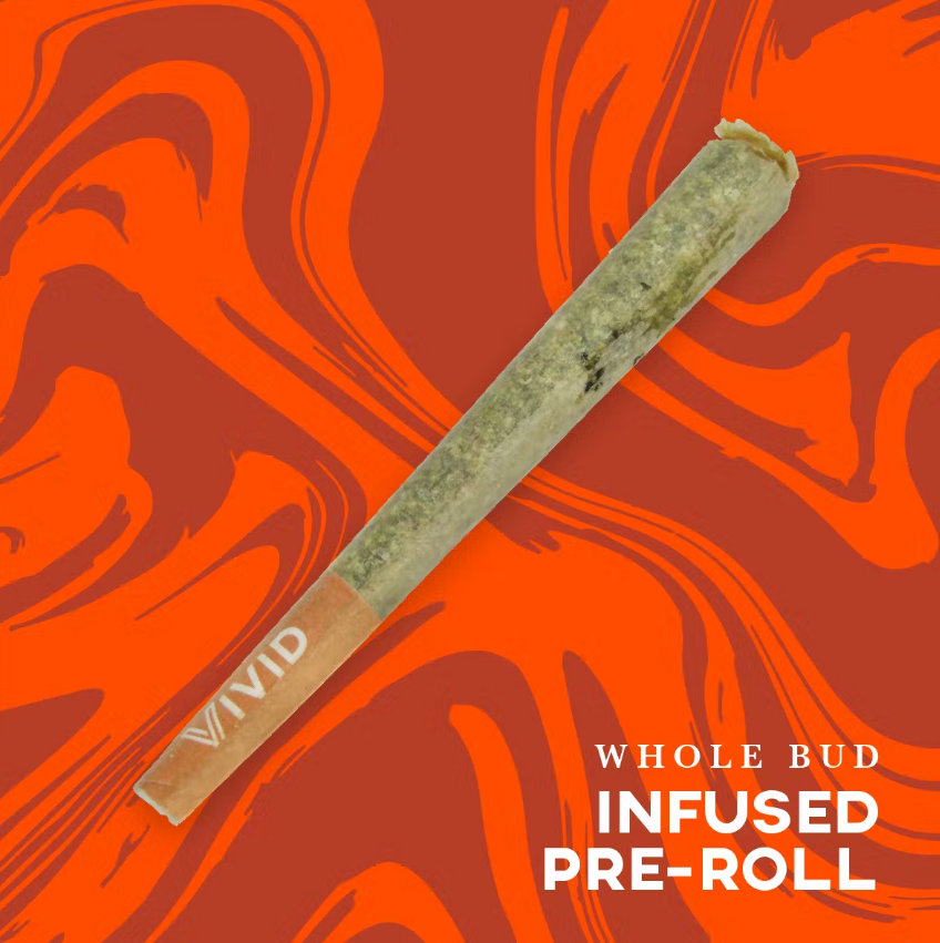 Photograph of product: Dulce De Uva Flower x Dulce De Uva 1.25g Live Resin Oil Infused Pre-Roll - VIVID