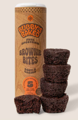 Photograph of product: Baked Goods - Brownie - 5 Pcs - 25mg