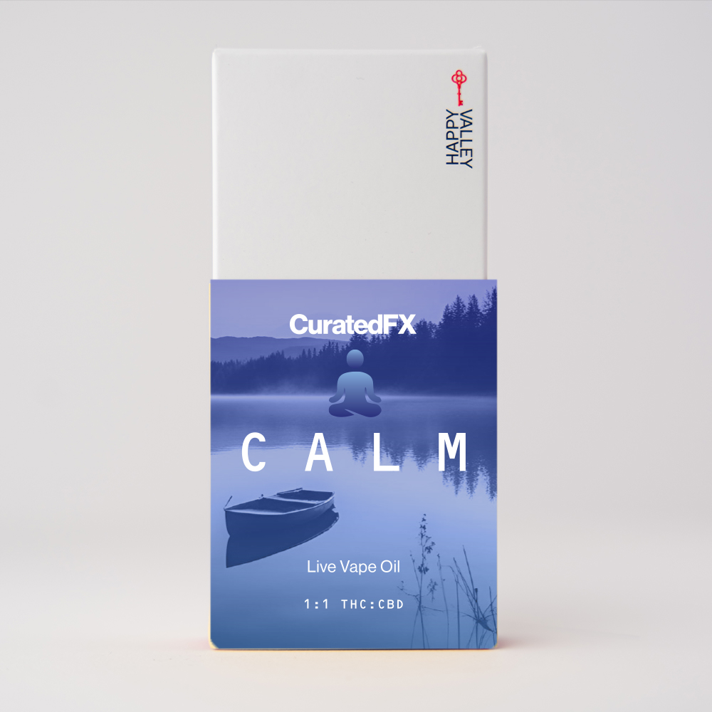 Photograph of product: Live Vape Oil Cartridge - CuratedFX - CALM