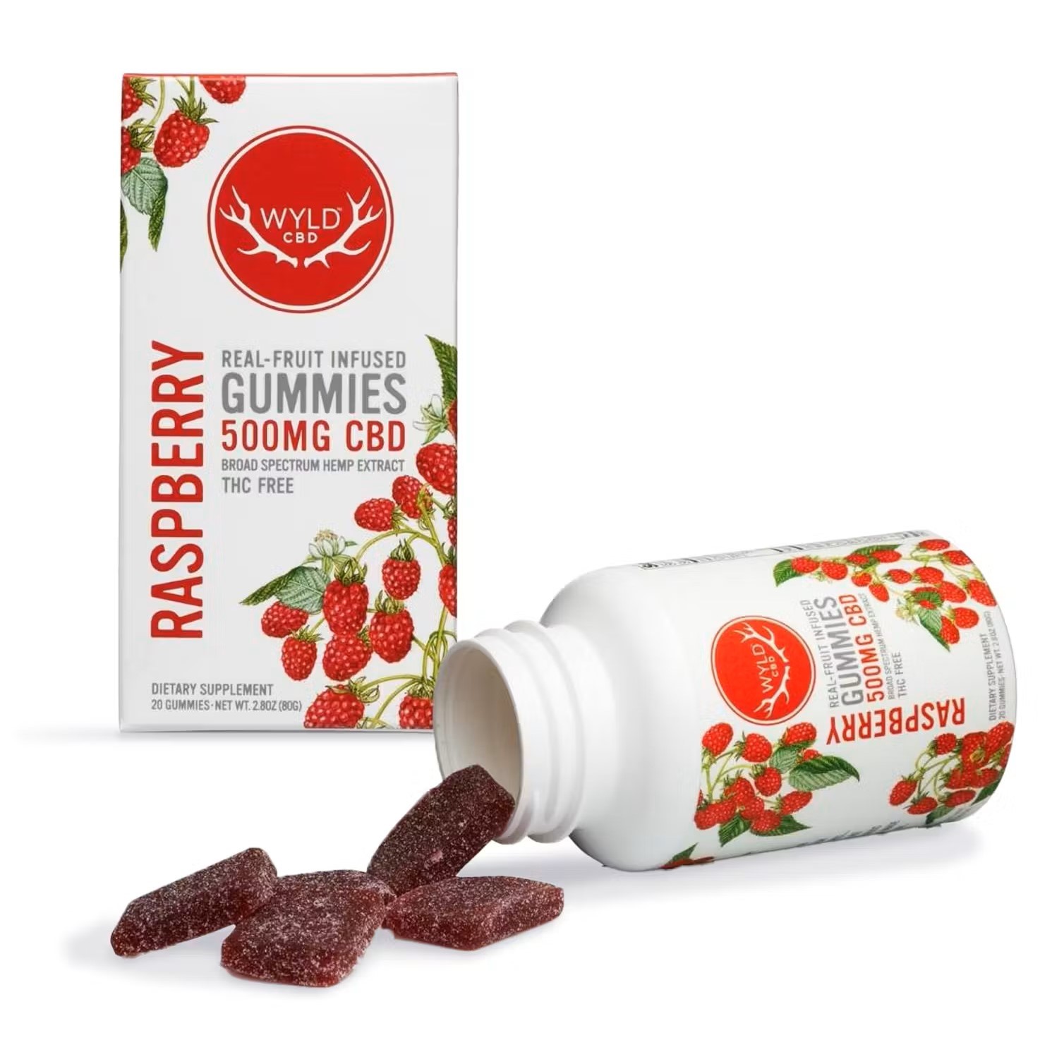 Photograph of product: Wyld CBD Raspberry Gummies 500mg