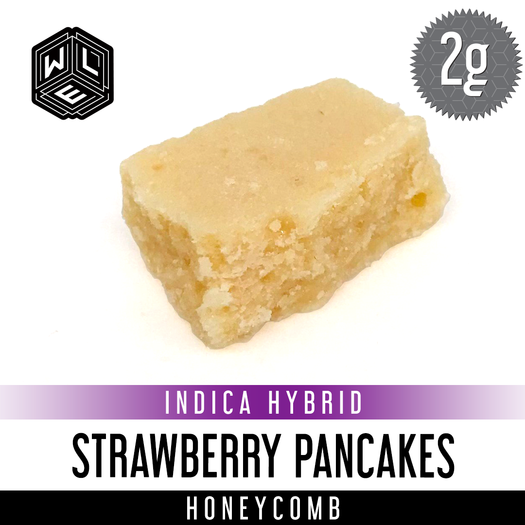 Photograph of product: WLE 2g STRAWBERRY PANCAKES Honeycomb
