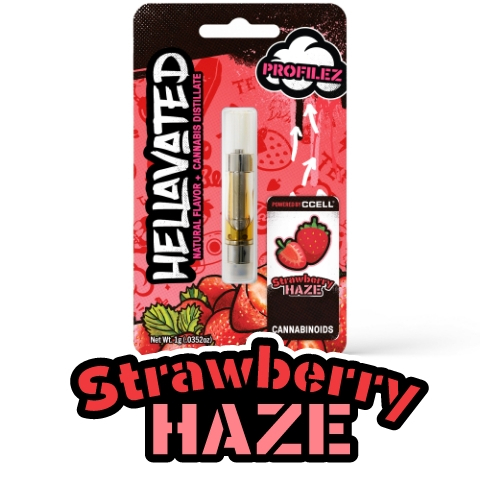Photograph of product: Strawberry Haze | Distillate Cart | 1g