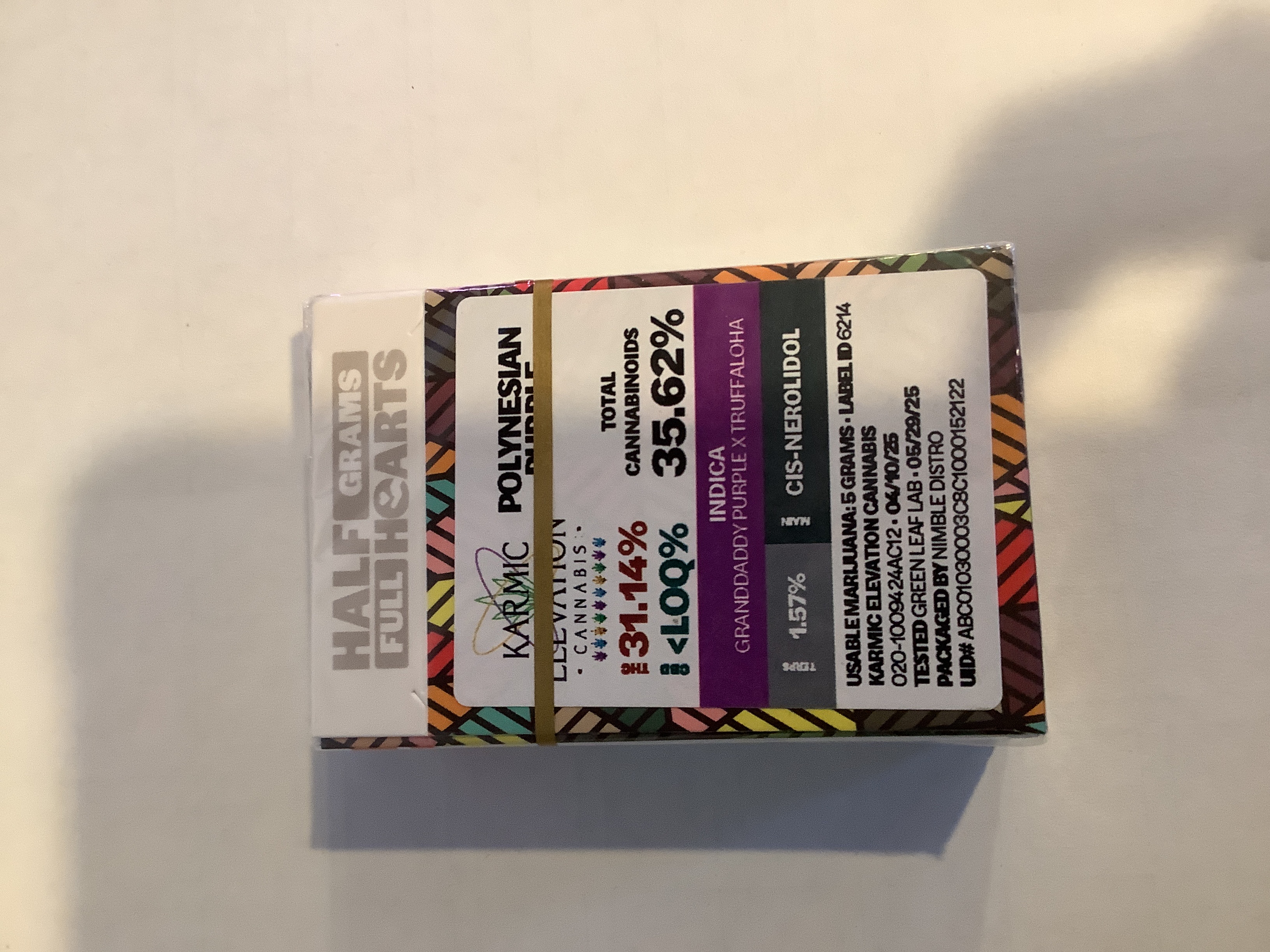 Photograph of product: Kites | POLYNESIAN PURPLE Preroll Pack | 5g