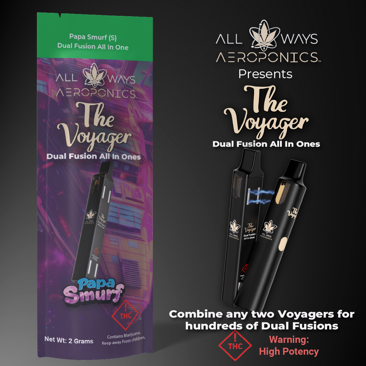 Photograph of product: AWA Voyager Dual Fusion - Papa Smurf