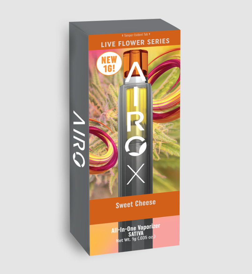 Photograph of product: Disposable Pen Sweet Cheese (Airo) | 1000mg