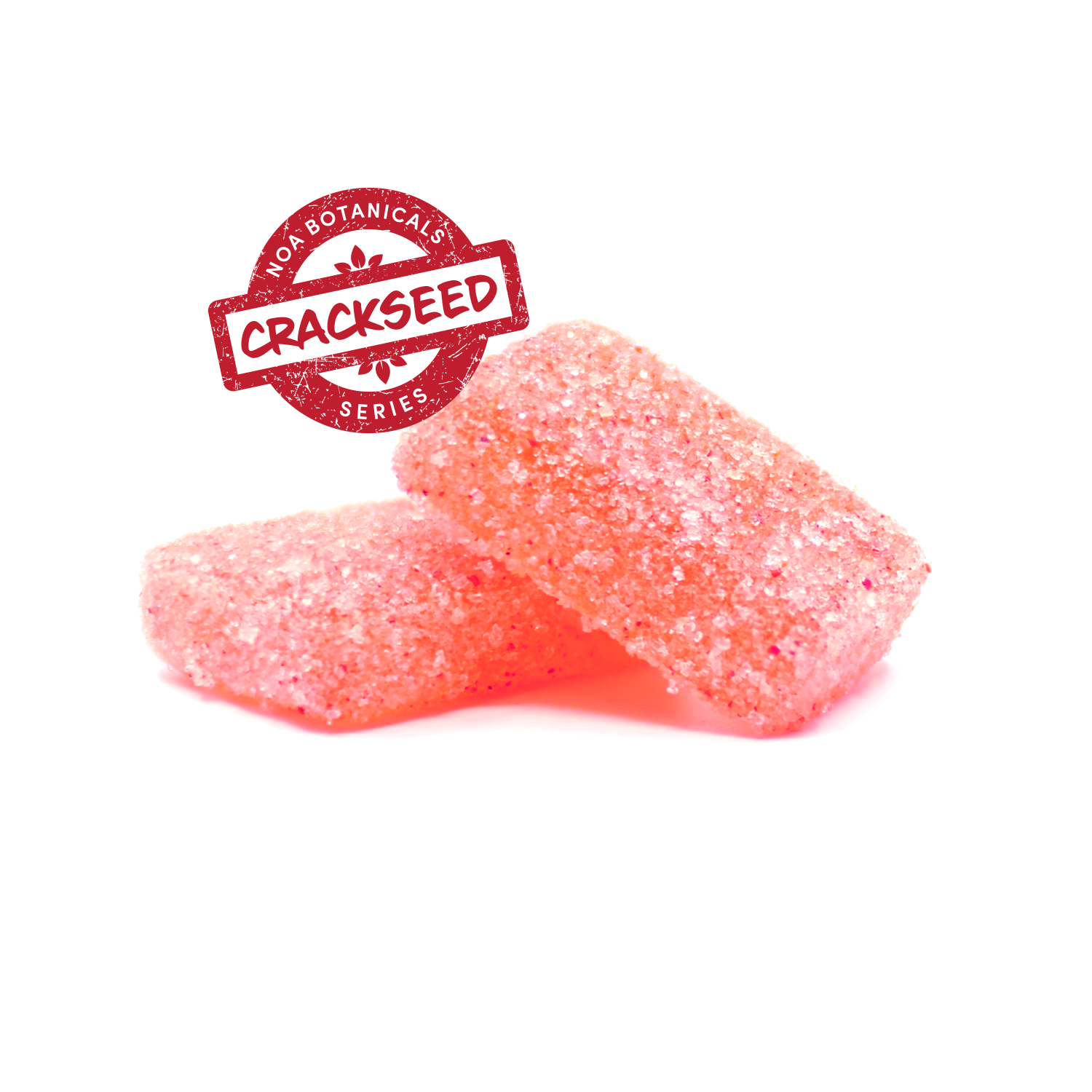Photograph of product: Crack Seed Gummies - Li Hing Watermelon - High Potency - 10pk (20 servings)