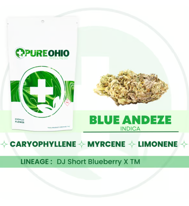 Photograph of product: Pure Ohio | Blue Andeze | 14.15g