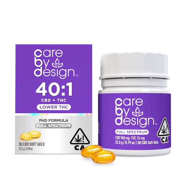 Photograph of product: 40:1 CBD 15mg x 30ct | Soft Gels