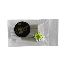 Photograph of product: Deluge Pink Kush au chocolat Infused Pre-Roll Oui'd 4 x .5g