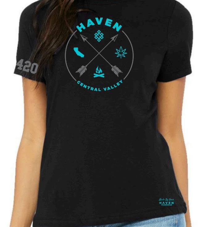 Photograph of product: Haven - Civic Collection - Central Valley Women's Tee Teal (M)