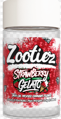 Photograph of product: Strawberry Gelato | Thca Infused Preroll Multipack 2.5g   5pk
