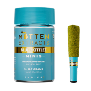 Photograph of product: Blue Z Infused Pre-Roll 5-pack | 3.5g