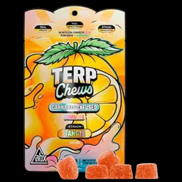 Photograph of product: ABX - Tangie 100mg 20pk Terp Chews Gummies - 