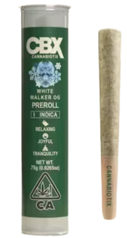 Photograph of product: WHITE WALKER PRE-ROLL 0.75G N1
