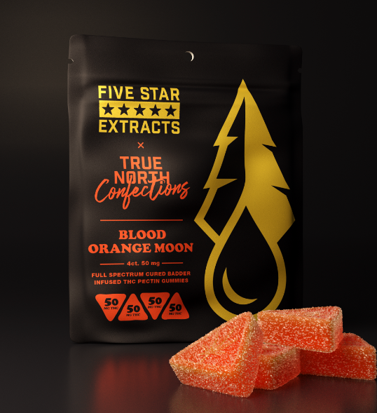 Photograph of product: Blood Orange Moon | Cured Badder | True North Confections