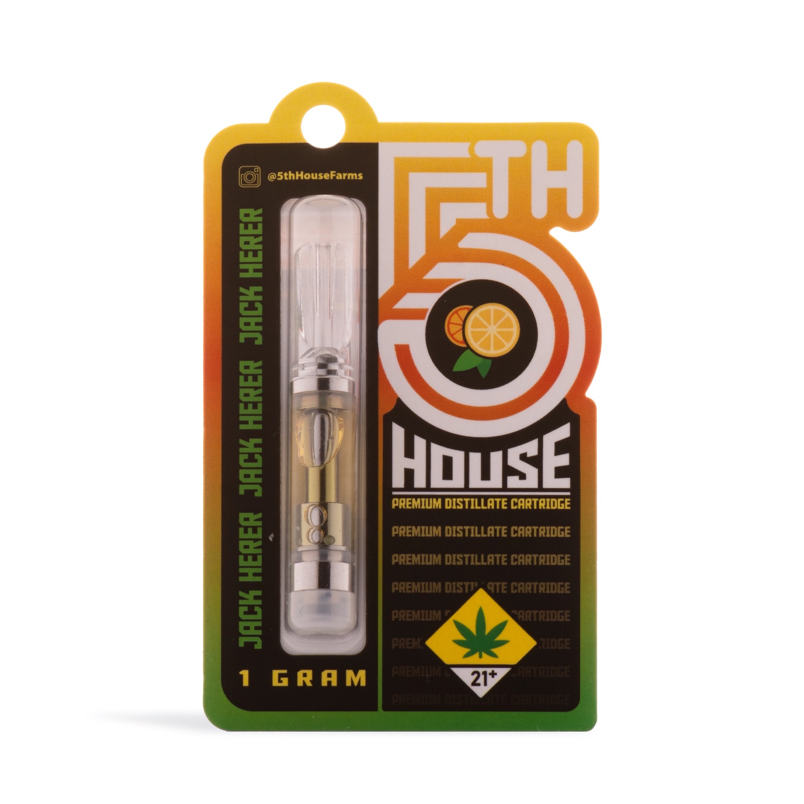 Photograph of product: Jack Herer Vape Cartridge | 1g