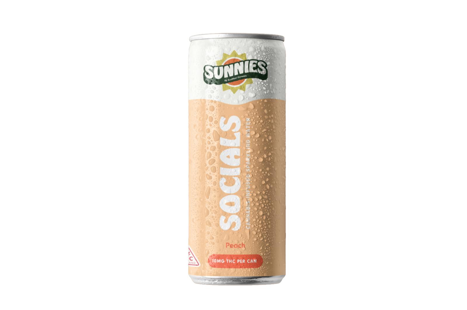 Photograph of Product: Peach Sparkling Water 10mg