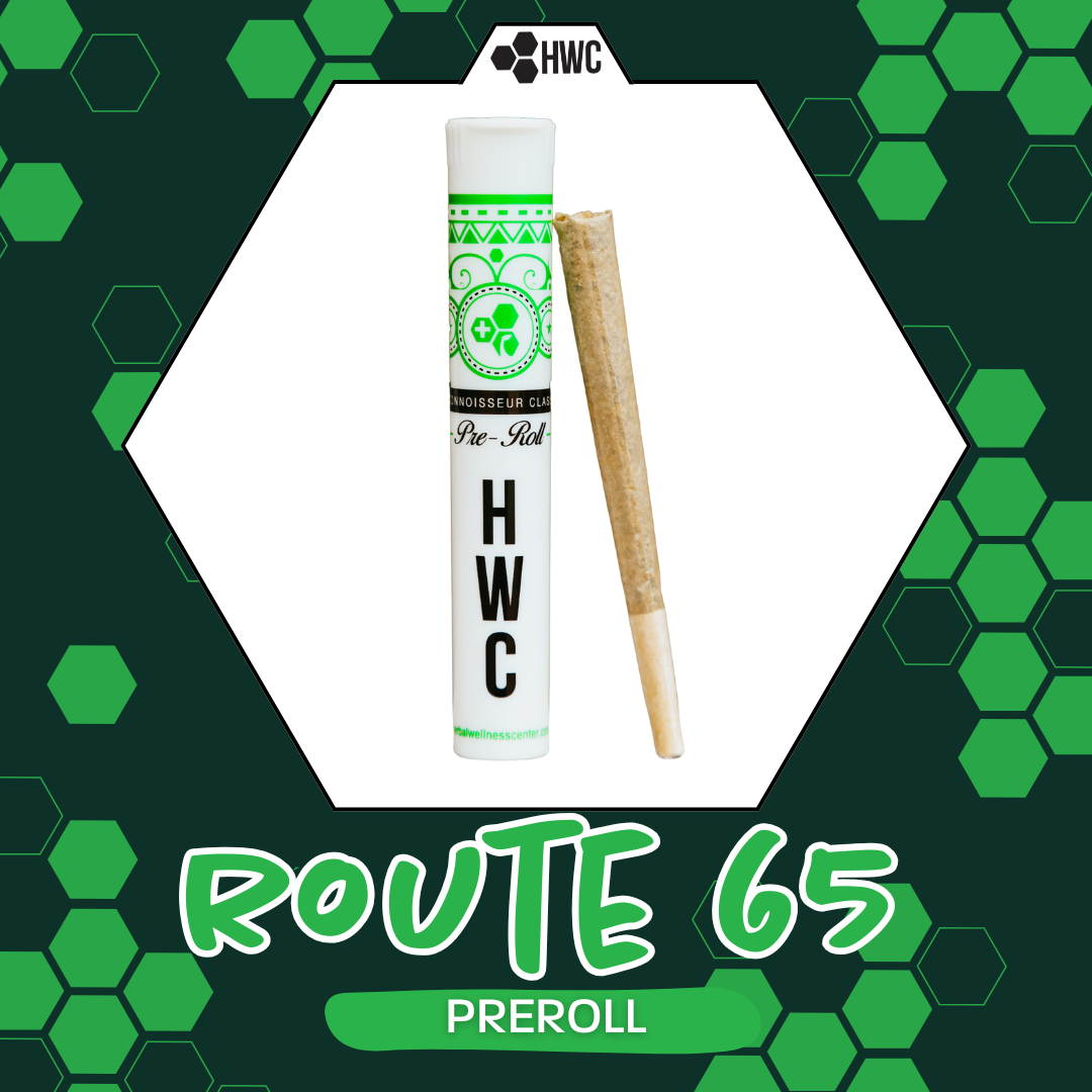 Photograph of product: Pre-Roll - Route 65 - 1g