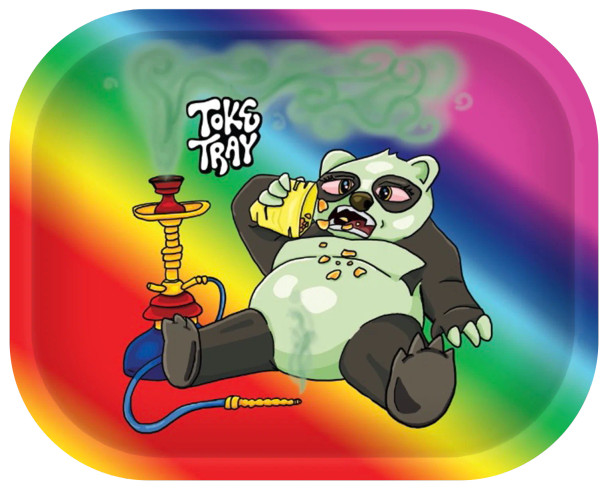 Photograph of product: ROLLING TRAY PUFF PANDA 5X7"