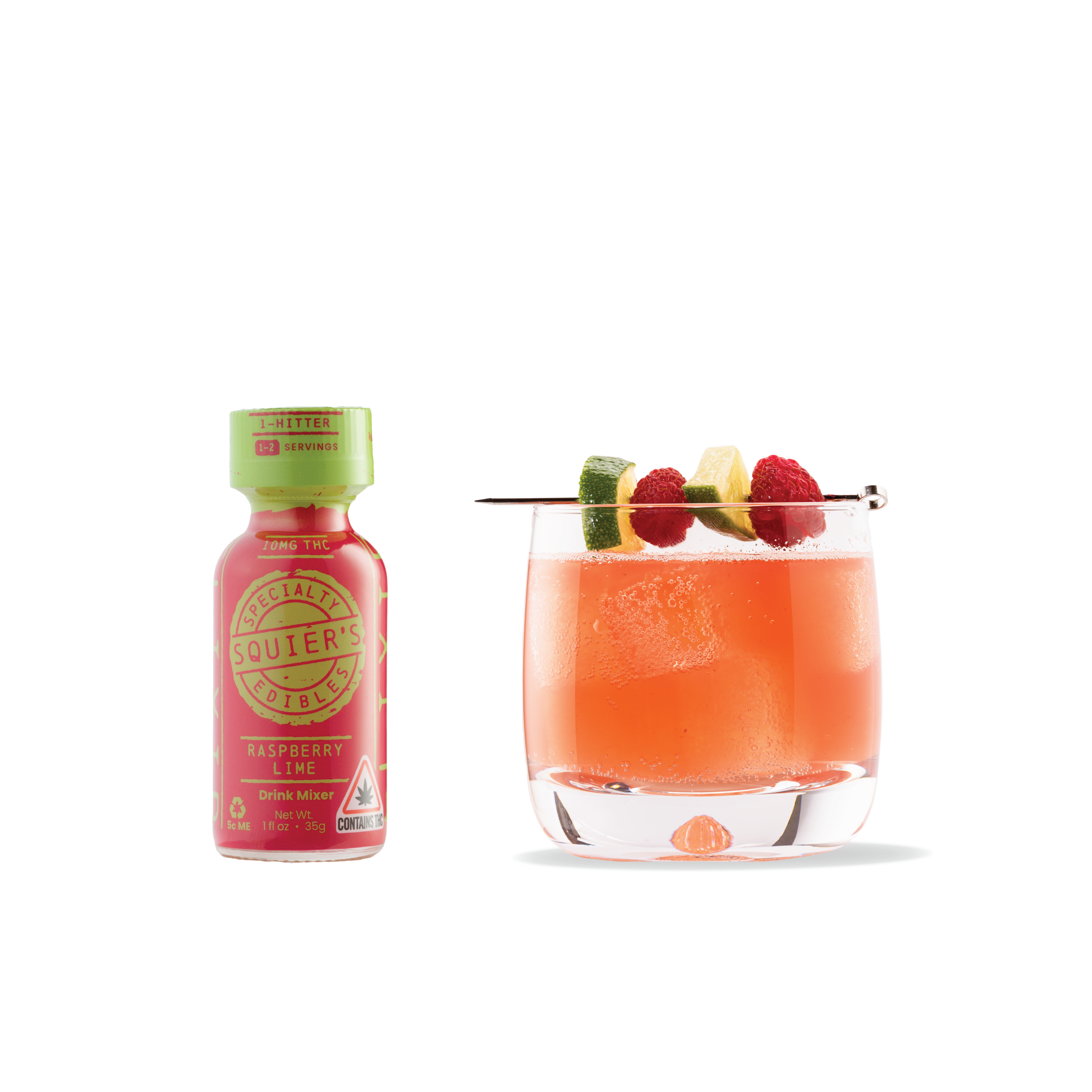 Photograph of product: au chocolat Rosin Drink Mixer - Raspberry Lime - 10mg/1pk