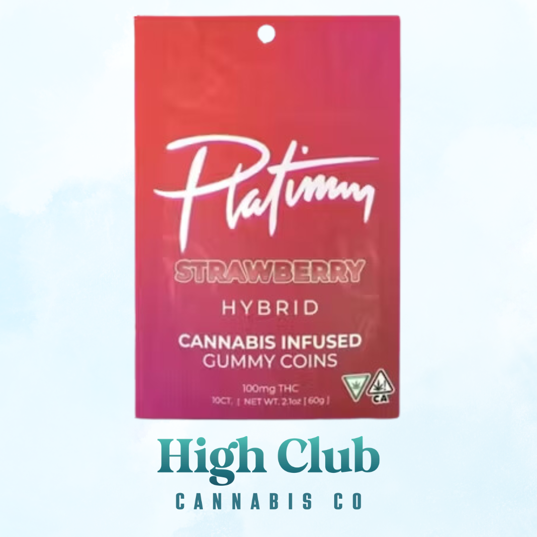 Photograph of product: Platinum Vape - Strawberry Gummies - 200mg 10pc
