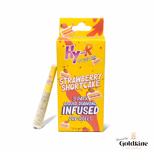 Photograph of product: Strawberry Shortcake - 5pk Infused Pre-Rolls - 3g