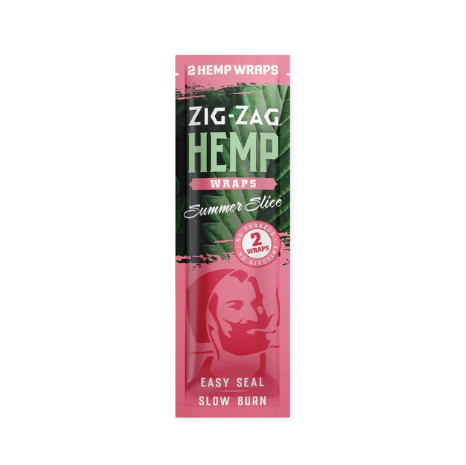 Photograph of product: Zig-Zag | Summer Slice Wrap | Hemp 2pk
