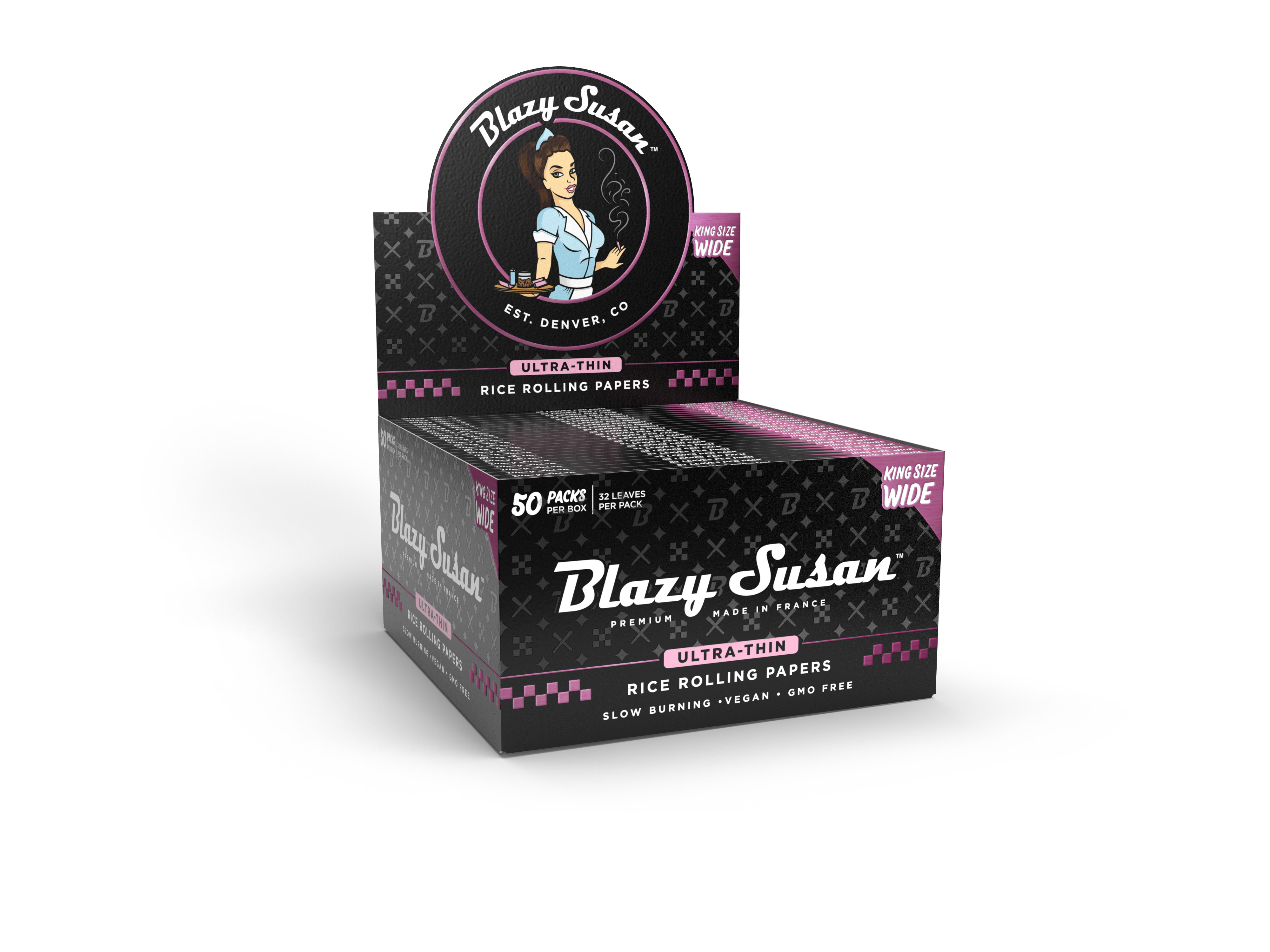 Photograph of product: Ultra Thin Rice Rolling Papers | King Size Wide