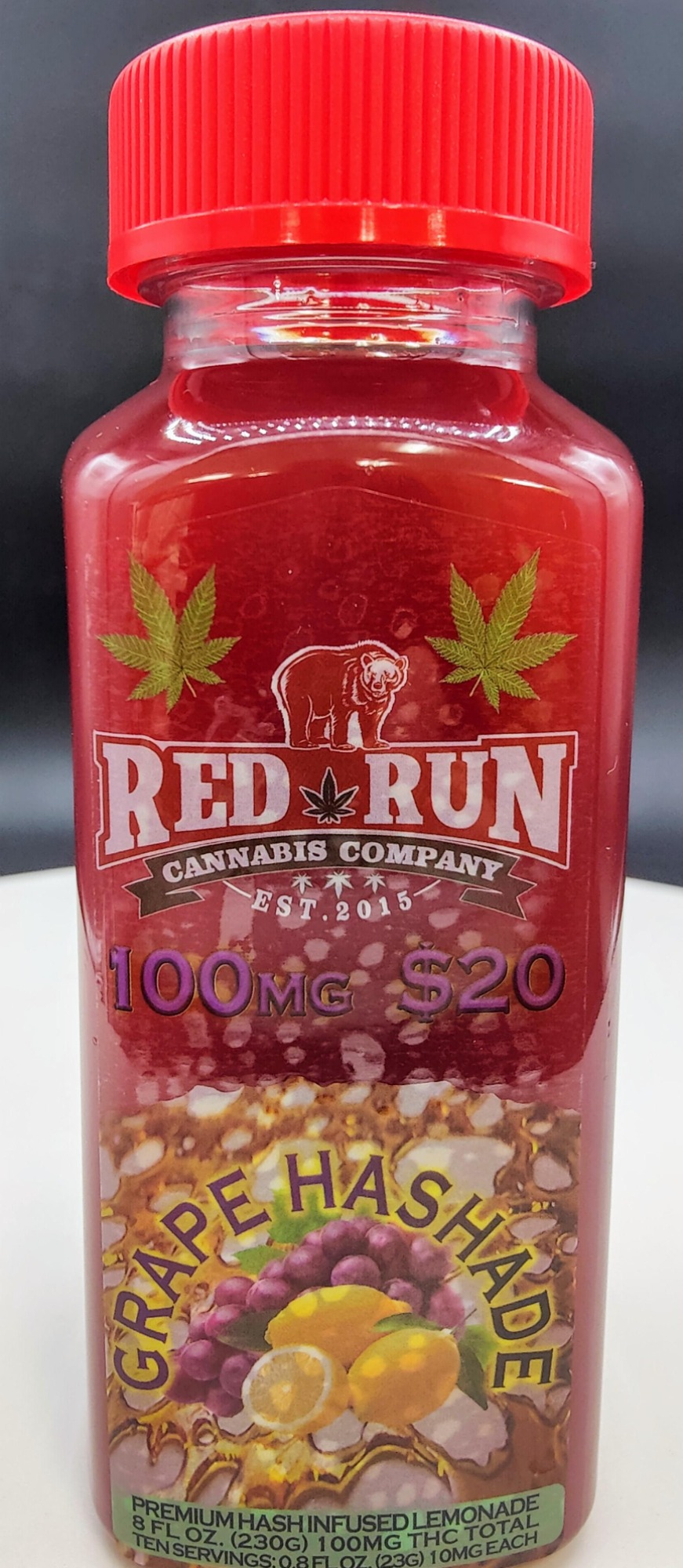 Photograph of product: Grape (100mg) Hybrid au chocolatade by Red Run