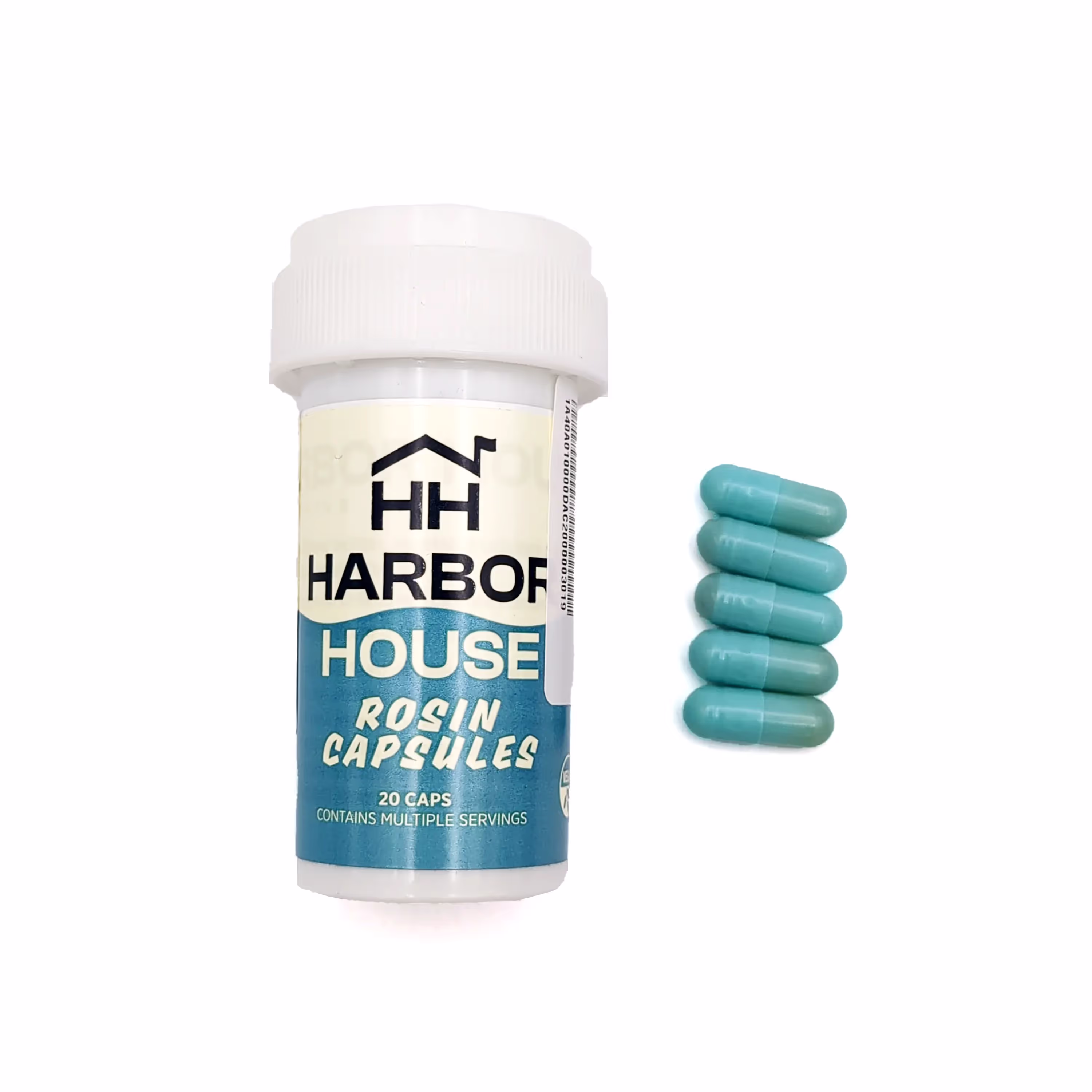 Photograph of product: 100mg/20pc - Rosin Infused Capsule