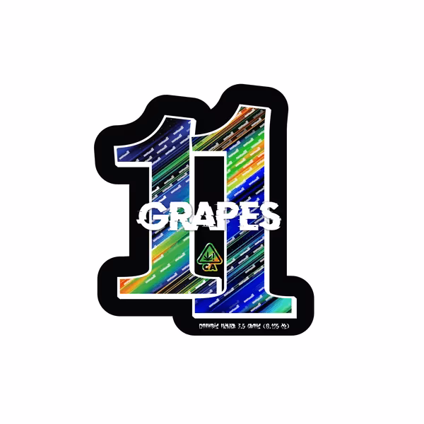 Photograph of product: 11 Grapes - 3.5g Indoor Bigs | Life Is Not Grape