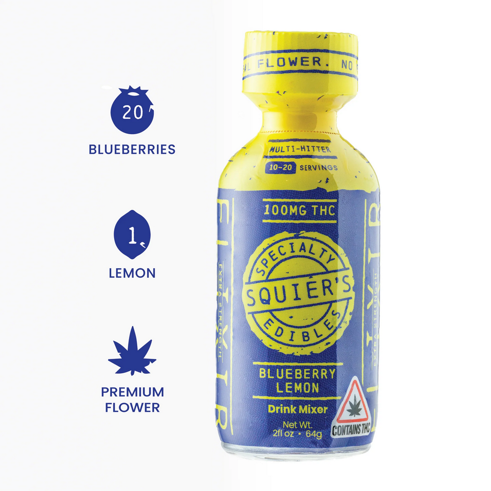 Photograph of product: Blueberry Lemon Elixir 10mg