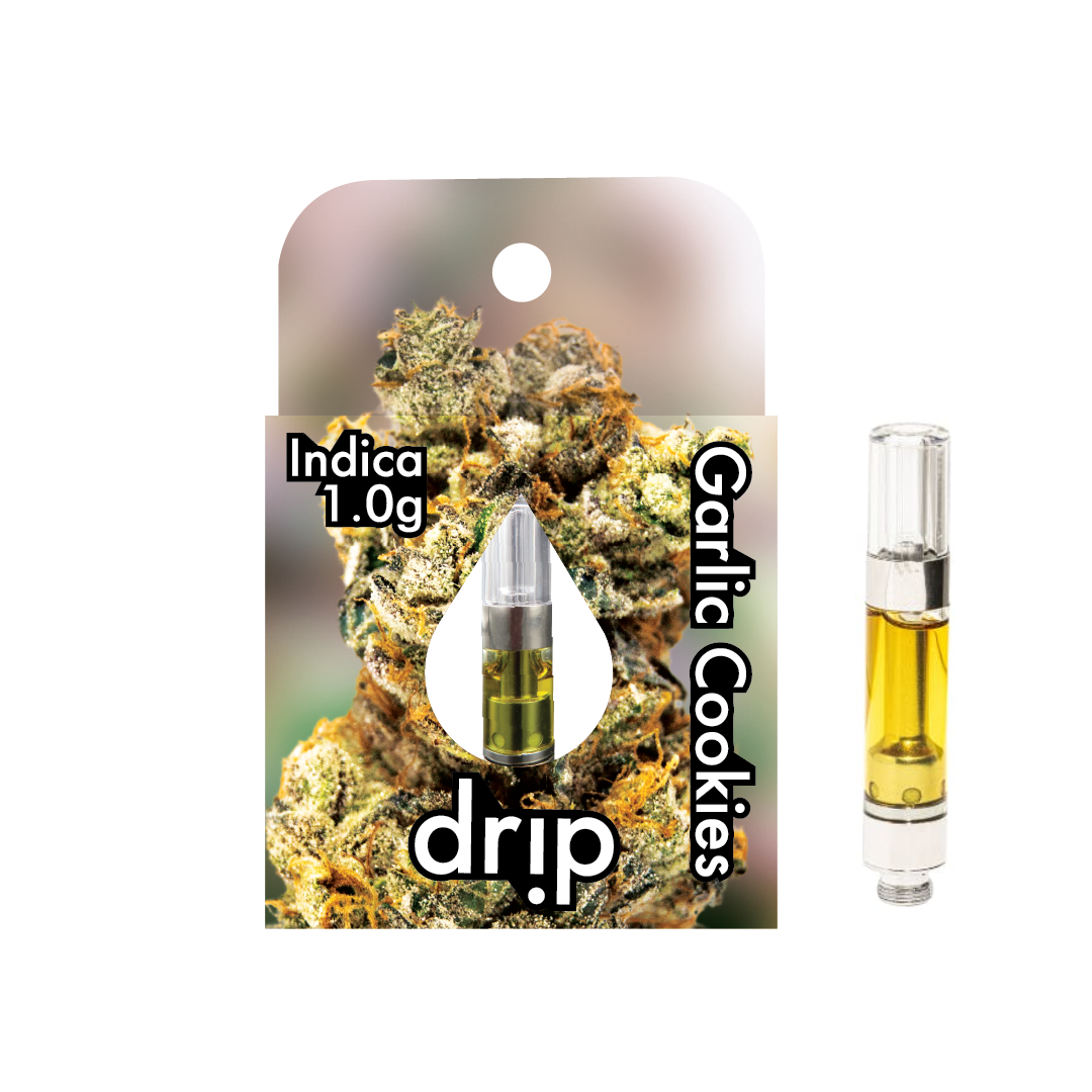 Photograph of product: Drip | Garlic Cookies Distillate Cartridge | 1g