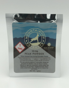 Photograph of product: Peak Powder Water Soluble 10mg
