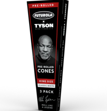 Photograph of product: Tyson 2.0 x FUTUROLA - King Size Pre-Rolled Cones 3pk