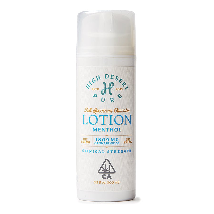 Photograph of product: HIGH DESERT - MENTHOL 1:1 LOTION