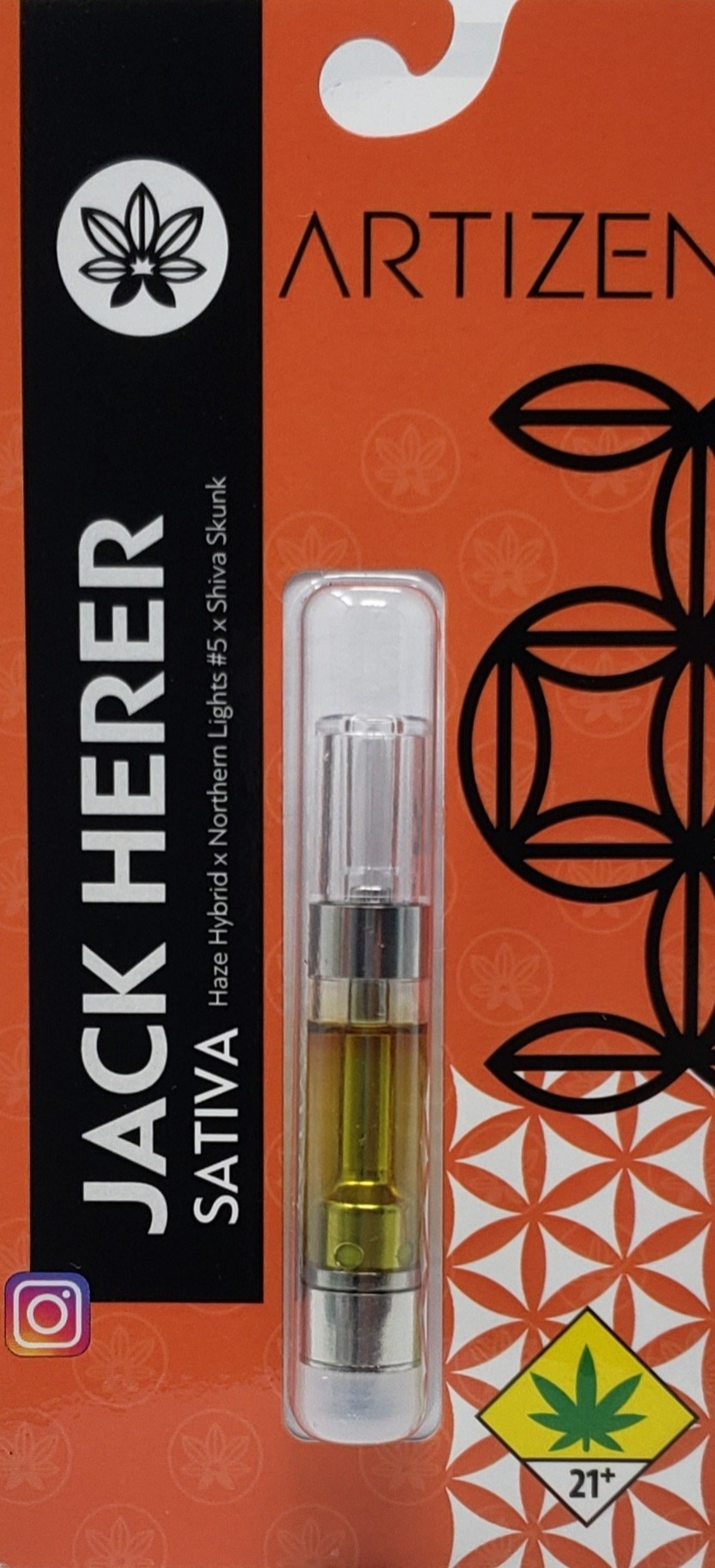 Photograph of product: ARTIZEN Jack Herer Cartridge