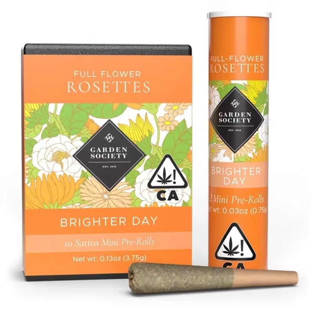 Photograph of product: Sativa Rosette Prerolls 10 Count 0.375g